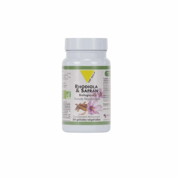 VIT’ALL+ Rhodiola & Safran 30 gelules