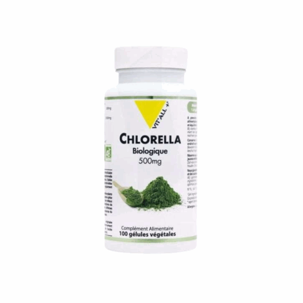 VIT’ALL+ Chlorella 500mg 100 gelules