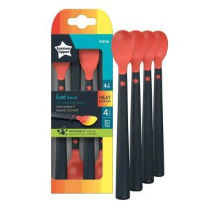 Tommee Tippee Lot de 4 Cuillères Thermosensibles +4m