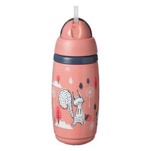 Tommee Tippee Tasse Isotherme à Paille SuperStar 266ml – Rose