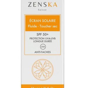 ZENSKA ÉCRAN SOLAIRE FLUIDE TOUCHER SEC – 50ml