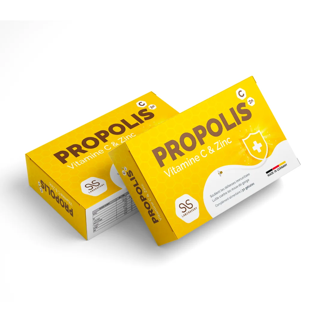 PROPOLIS – Vitamine C et Zinc – 30 gélules végétales – Image 2